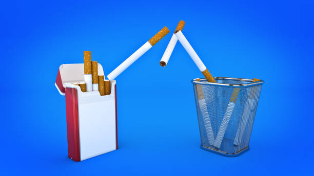 istock Cigarette concept of death. 3d rendering 816633258