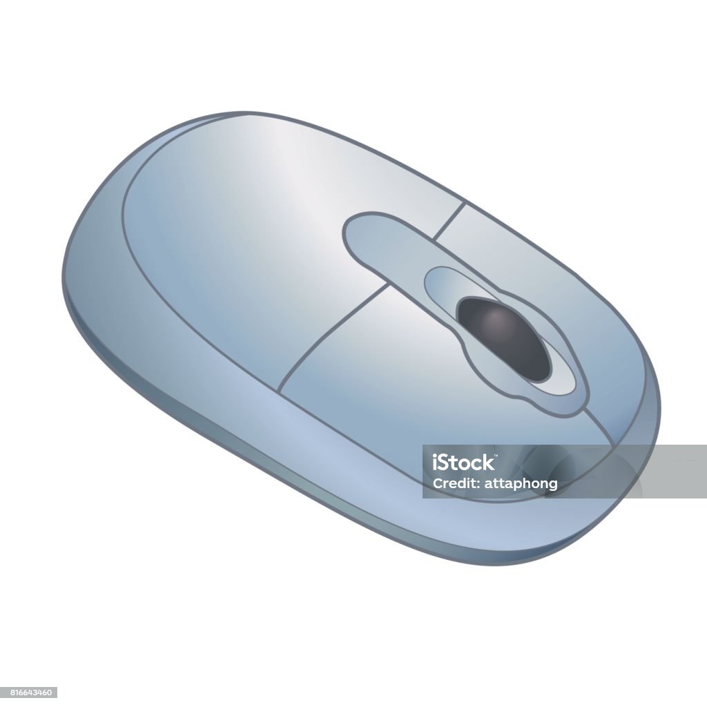 Computer Mouse Digital Vector Mouse Computer Vector Stock Illustration - Download Image Now ...