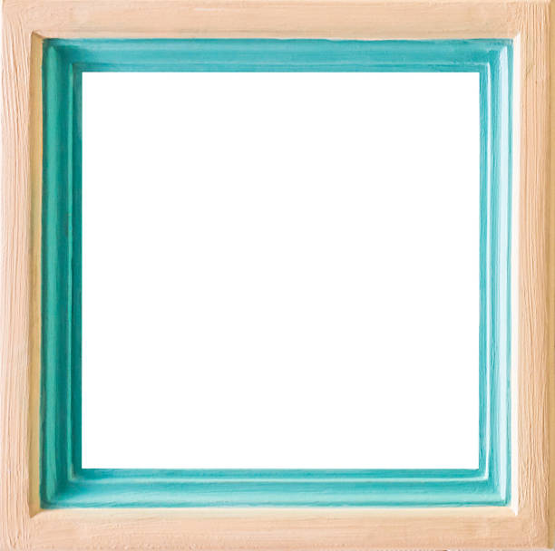 istock Wooden and green framed with blank copy space 816675116