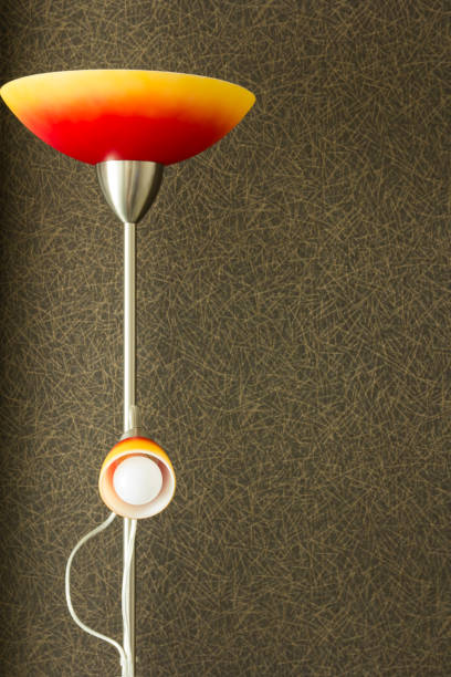 istock Lamp with wall background vintage style 816689984