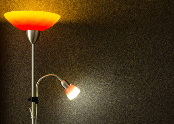 istock Lamp with wall background vintage style 816690032