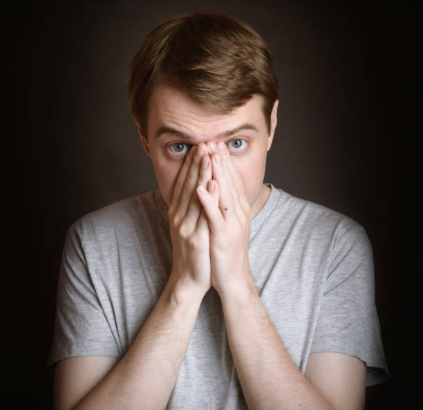 istock Portrait of a sad man. 816699440