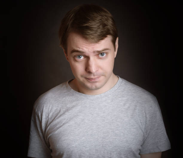 istock Portrait of a sad man. 816701526