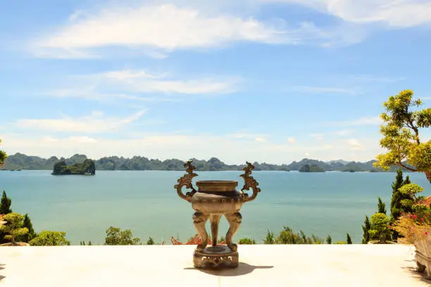 Photo of Incense burner in Ba Vang pagoda, Quang Ninh province