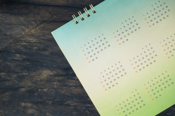 istock Blurred Green Calendar on nature background. 816709210
