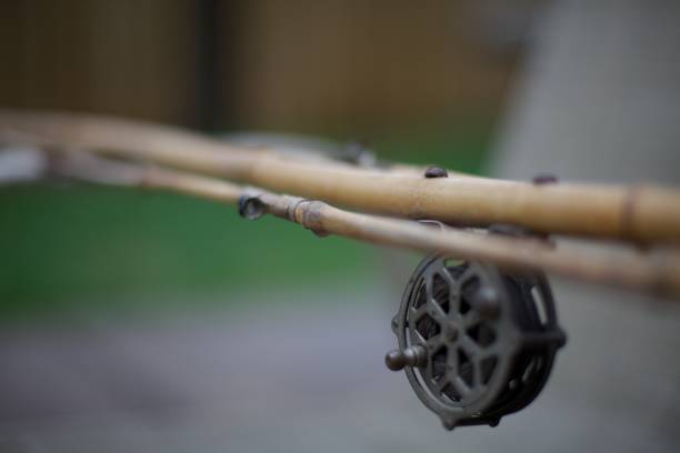Close Up Bamboo Fly Rod And Reel Stock Photo - Download Image Now