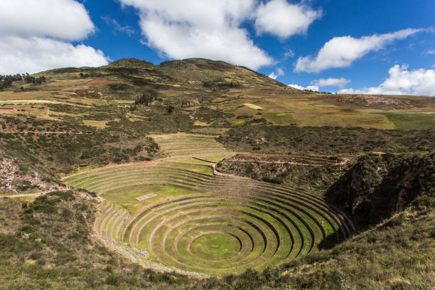 istock The Incan agricultural terraces at Moray. Peru 816752848