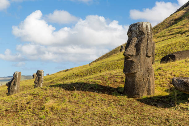 istock Moai statue at Rano Raraku, Easter Island, Chile 816756000
