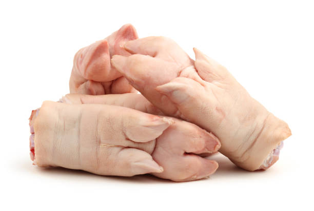 istock Raw pork legs isolated on a white background 816760048