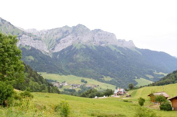 istock village in French Alps 816762736