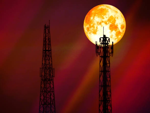 istock super full blood moon back shadow signal pillar 816769208