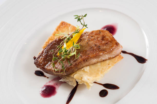 istock pan-fried goose liver with red wine apple 816774632