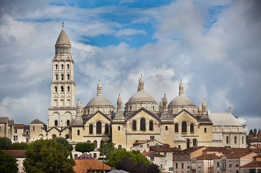 View of Saint Front Cathedral in Perigord, France