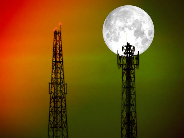 istock super moon back shadow light on top signal pillar 816781116