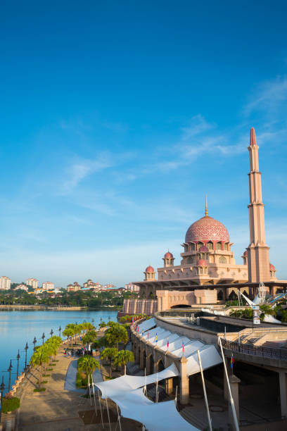 istock Putra Mosque or pink masjid in Putrajaya, Malaysia. 816785472