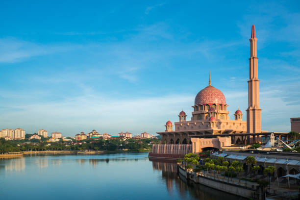 istock Putra Mosque or pink masjid in Putrajaya, Malaysia. 816785510