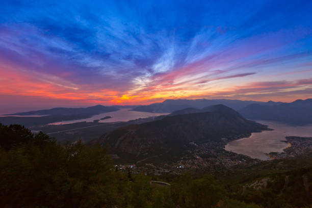 istock Kotor Bay on sunset - Montenegro 816786286