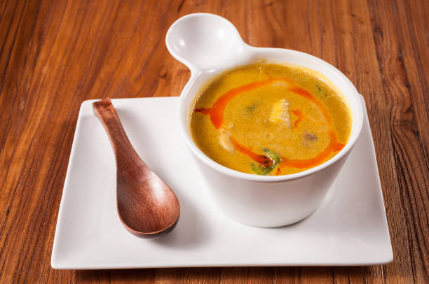 istock spicy chicken curry, thai food. 816798804