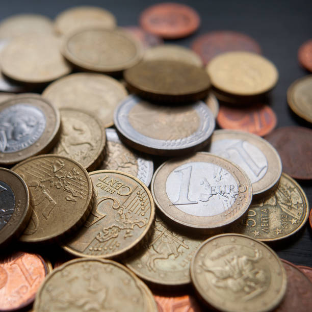 istock Pile of euro coins 816844158