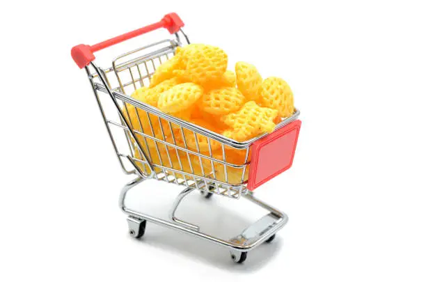 Photo of shopping cart snake
