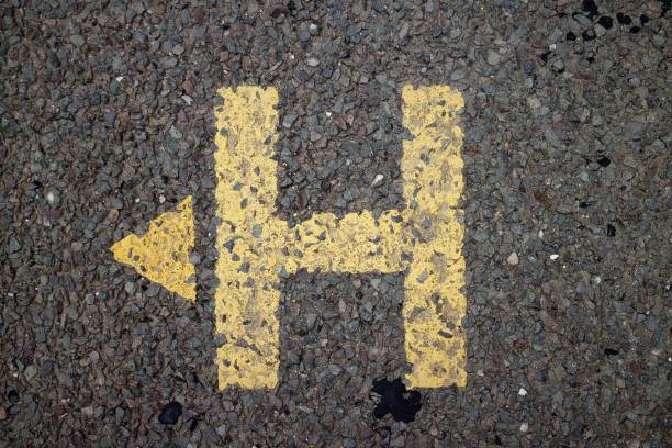 istock Capital H in Road 816849700