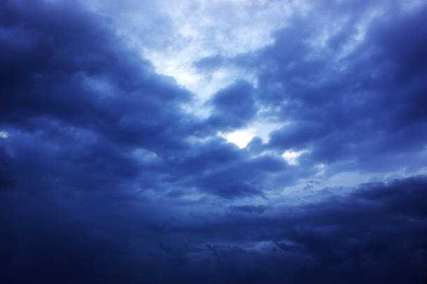 istock Dark clouds in rainy season 816856024