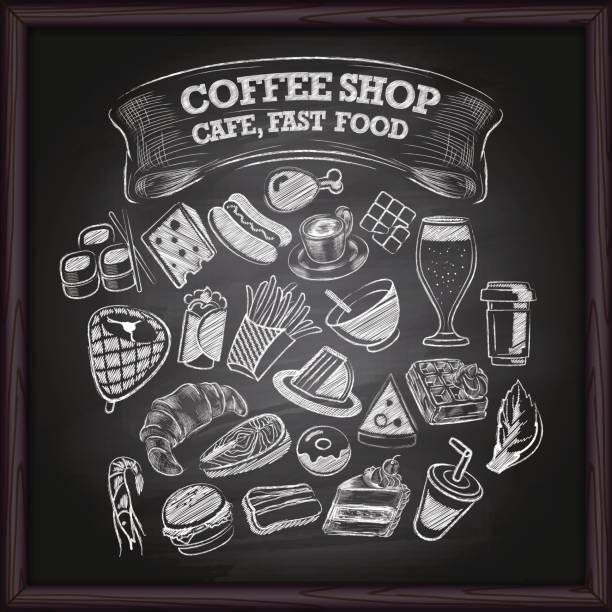 28,500+ Chalk Food Stock Illustrations, Royalty-Free Vector