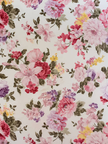 istock background of beautiful floral fabric 816884894