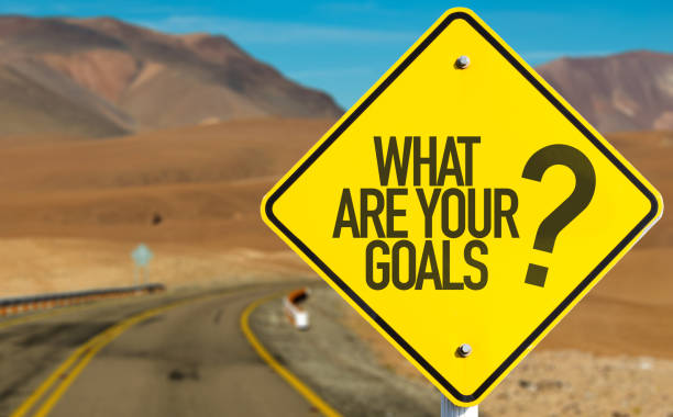 ¿cuáles son sus objetivos? - setting goals fotografías e imágenes de stock