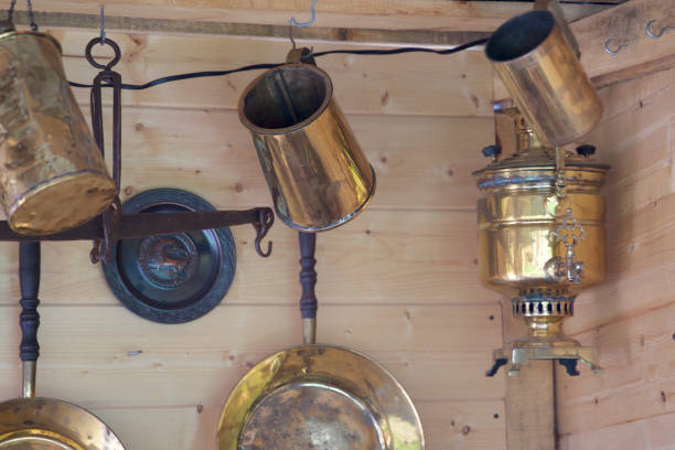 istock Cookware for fire made of copper alloy 816919394