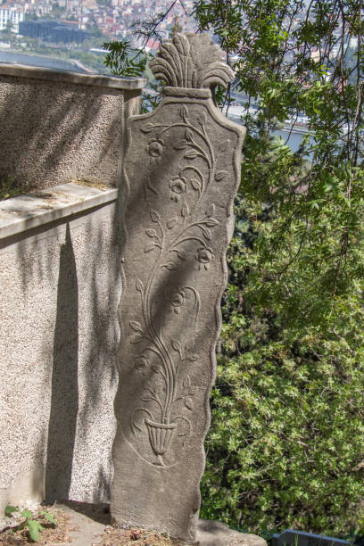 istock Old stone on the graves in Istanbul 816932070