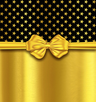 Holiday Glitter Gold Stars With Ribbon And Bow Stock Illustration - Download Image Now - Abstract, Art, Art Product - iStock Holiday Glitter Gold Stars With Ribbon And Bow Stock Illustration - Download Image Now - Abstract, Art, Art Product - iStock