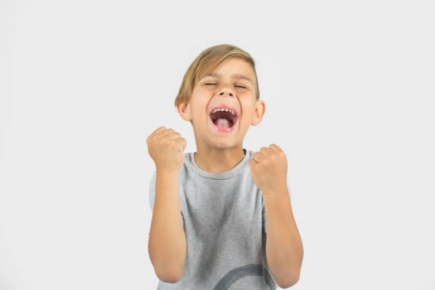 istock Happy Boy Shout with Joy 816932220
