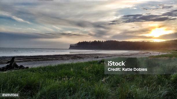 Neah Bay Beach Sunset Makah Tribe Washington Landscape Stock Photo - Download Image Now