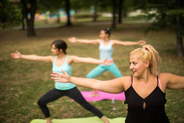 istock Yoga and happiness 816968426