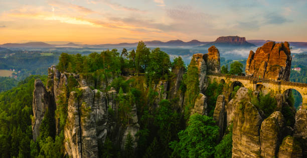 istock The Bastei bridge, Saxon Switzerland National Park, Germany 816978046