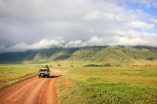 Safari en el Parque Nacional Ngorongoro Crater. Tanzania. photo