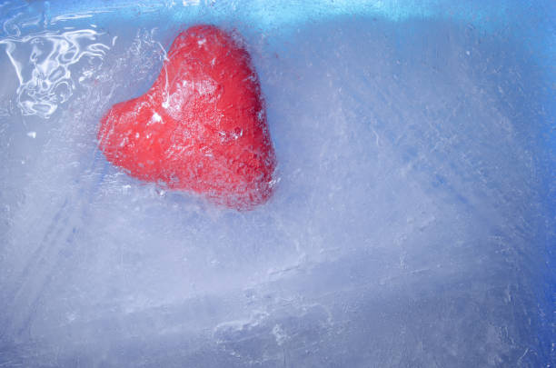 istock Heart in a block of ice 817015558