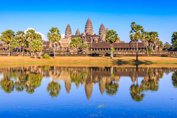 istock Angkor Wat, Cambodia. View from across the lake. 817026920