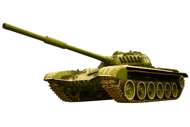 istock Battle russian tank on a white 817050714