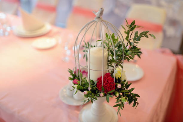istock Beautiful wedding restaurant for marriage 817051836