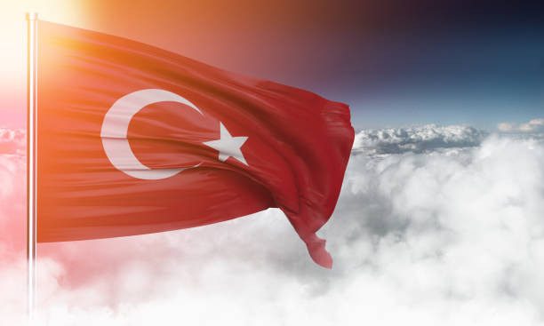 türk bayrağı - türk bayrağı stok fotoğraflar ve resimler