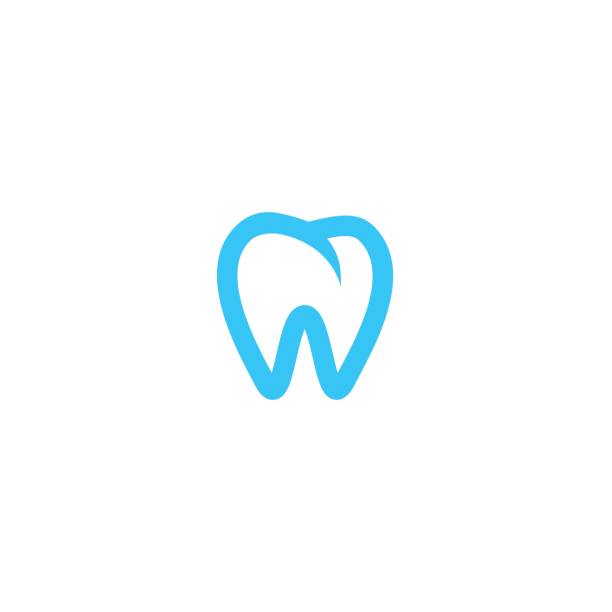 Tooth icon Tooth icon, for dentistry and dentistry dentist logos stock illustrations