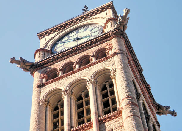 istock Toronto Gargoyles on the Clock Tower 2010 817106410