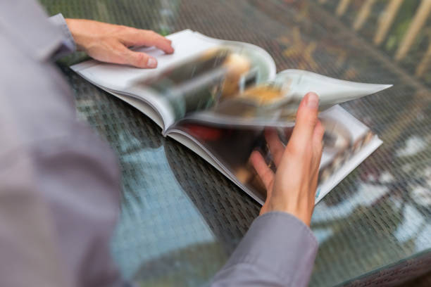 istock Reading the latest trend on magazine 817131502
