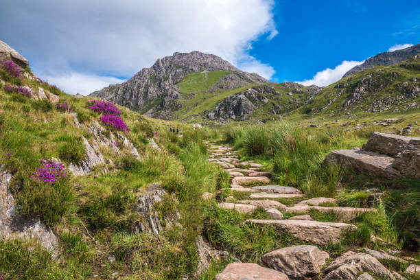 Llyn Idwal lake and mountains, Snowdonia, North Wales