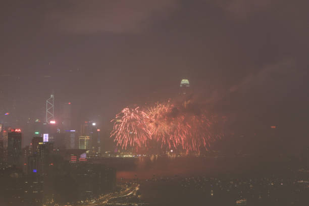 istock the firework of  the 20th Anniversary hk 817172014