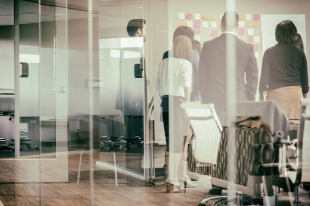 istock Business Team Meeting Abstract 817191078