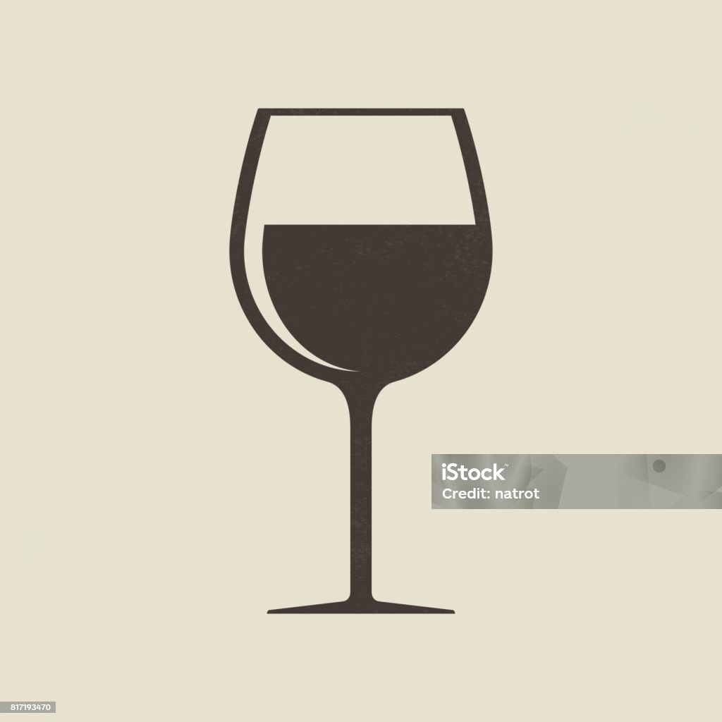 Wine glass icon Wineglass stock vector