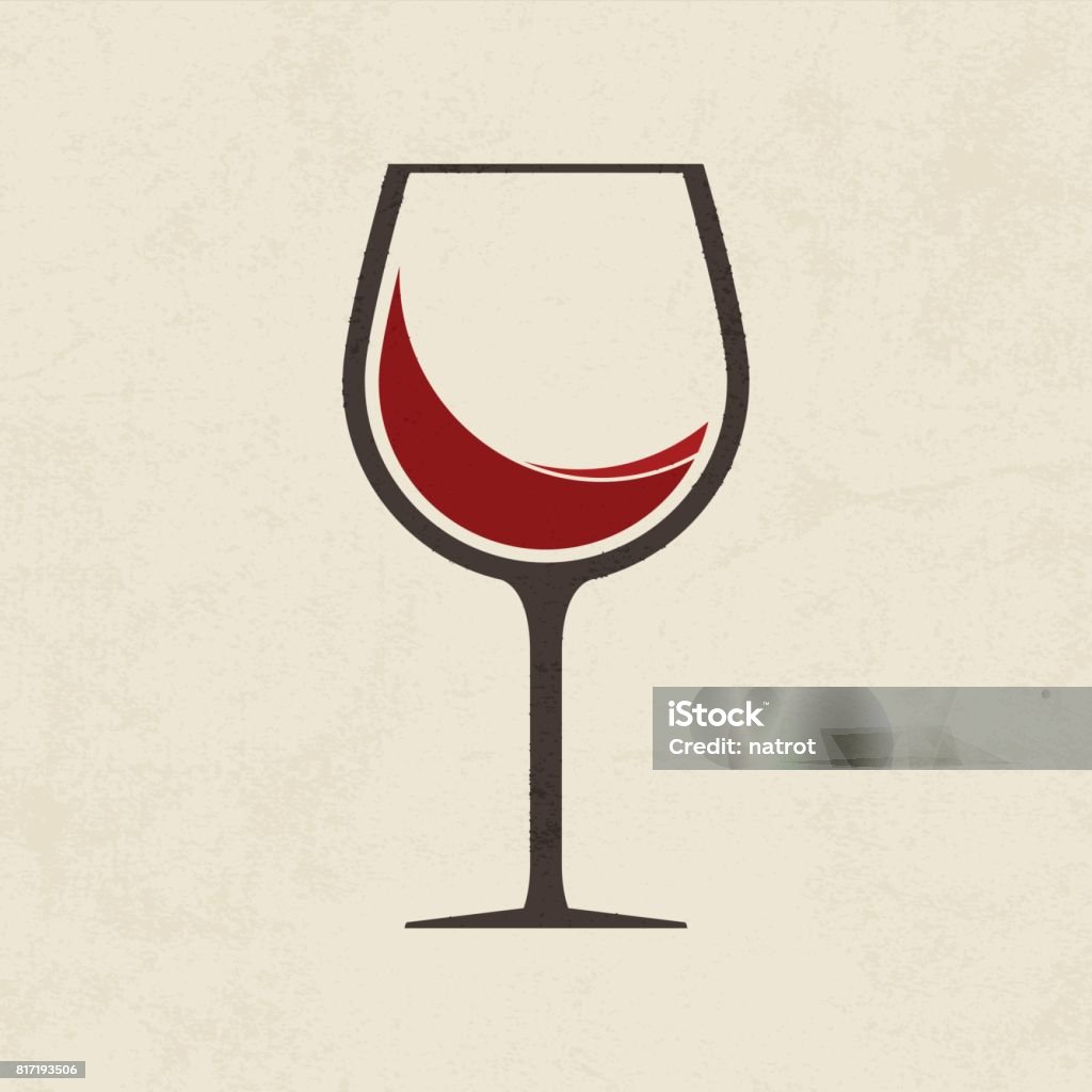 Wine glass icon Wineglass stock vector